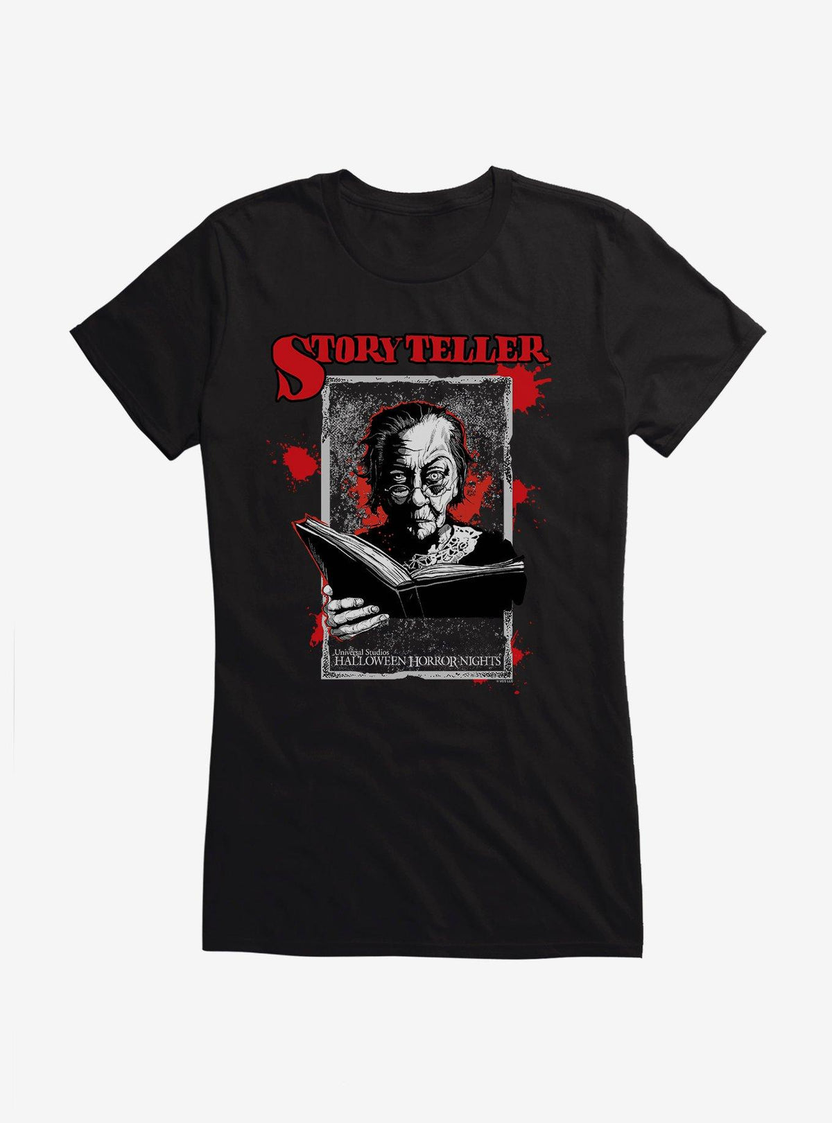 Halloween Horror Nights Story Teller Girls T Shirt T Shirt Comfort Fit Urban Look
