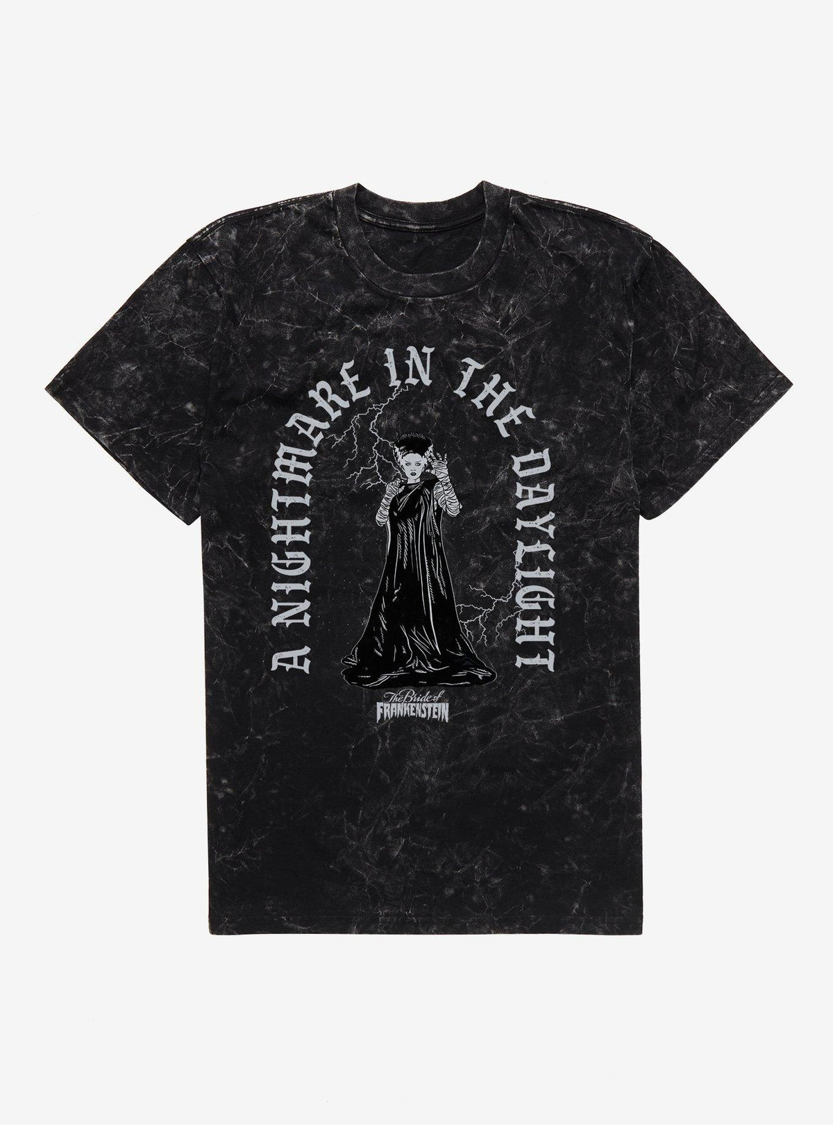 Bride Of Frankenstein In Daylight Mineral Wash T Shirt T Shirt Comfort Fit Modern Aesthetic