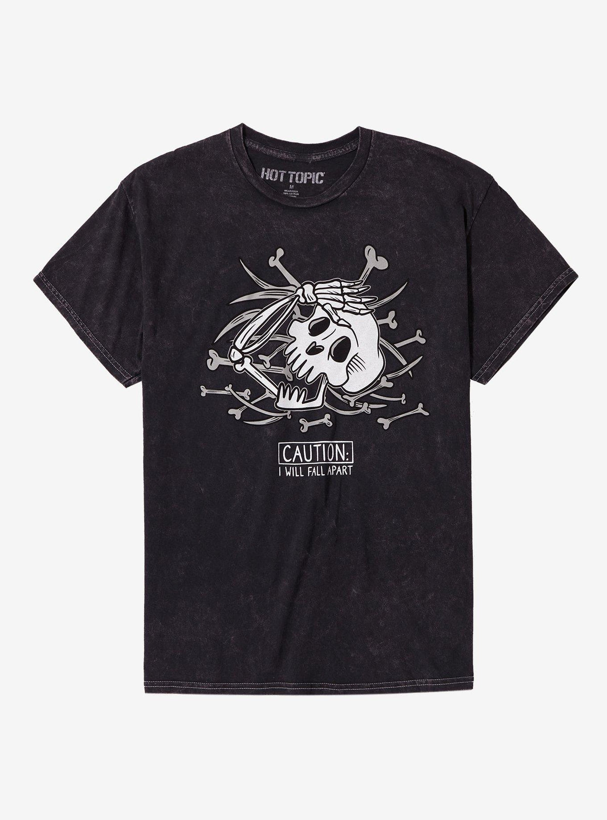 Skeleton Fall Apart Mineral Wash T Shirt T Shirt High Search Demand Daily Wear