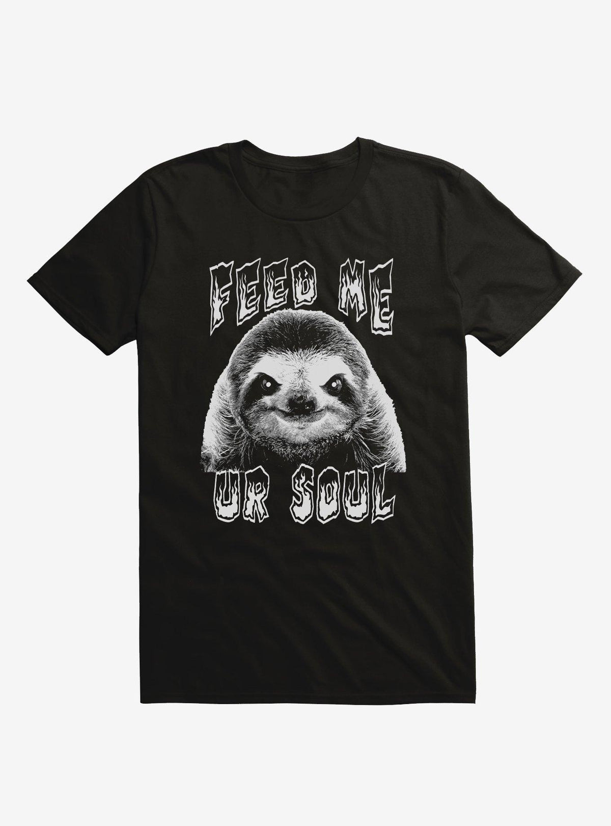 Sloth Feed Me Your Soul T Shirt T Shirt Streetwear Style Modern Aesthetic