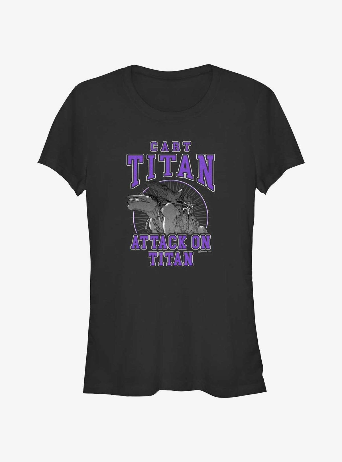 Attack on Titan Cart Titan Jersey Girls T Shirt T Shirt Trending US Graphic Style