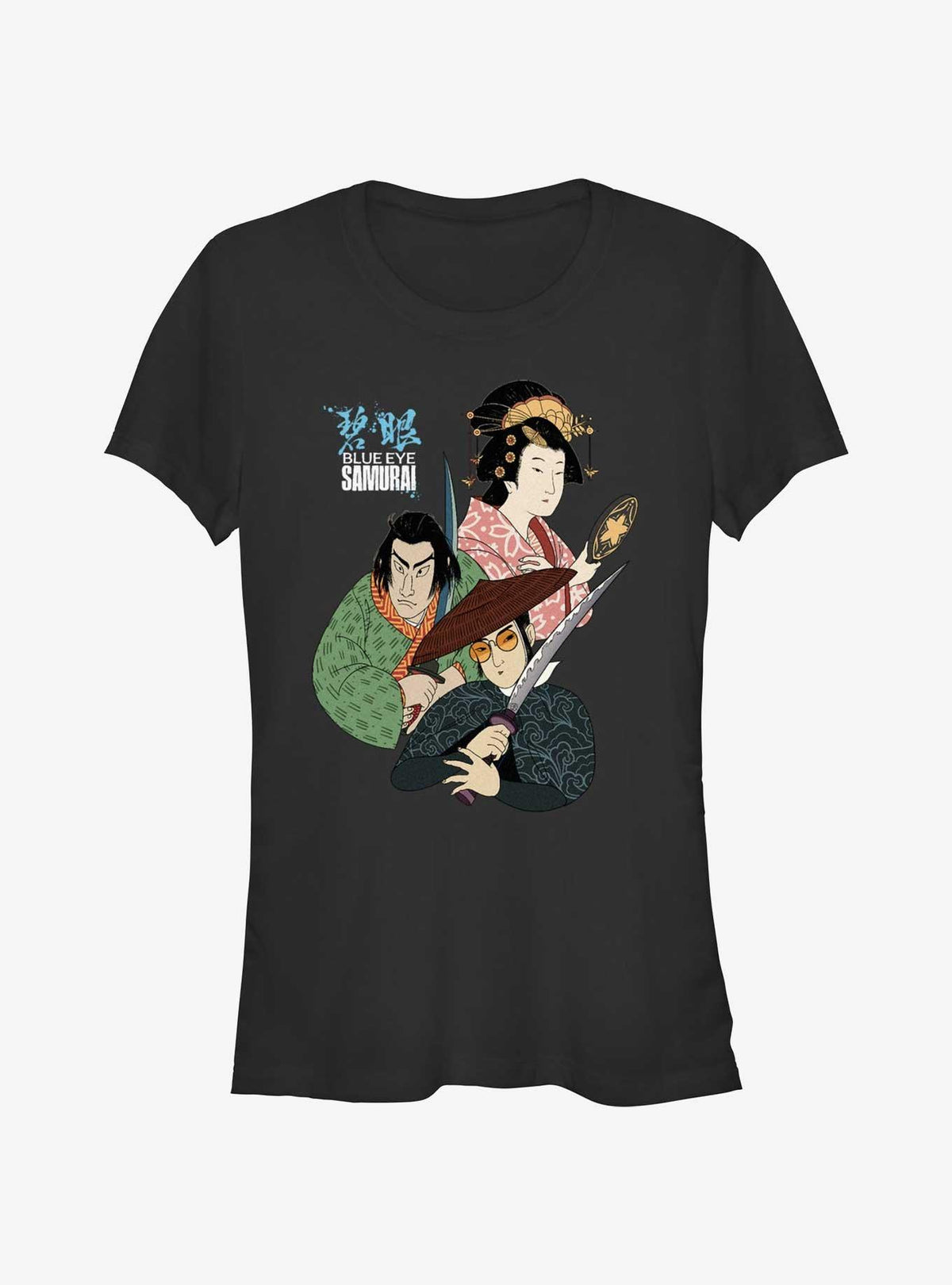Blue Eye Samurai Mizu Akemi And Taigen Girls T Shirt T Shirt Trending US Modern Aesthetic