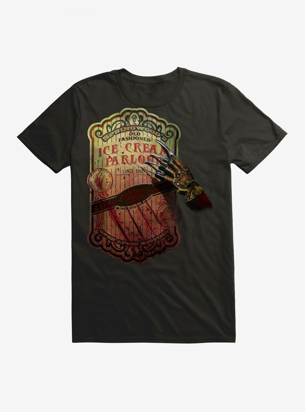 A on Elm Street Ice Cream Parlour T Shirt T Shirt Premium Print Daily Wear