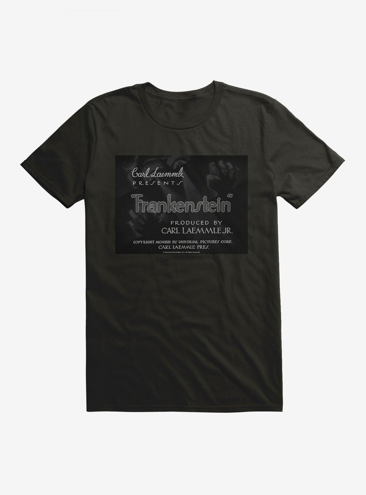 Frankenstein Title Card T Shirt T Shirt Comfort Fit Gift Ready