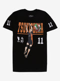 Haikyu Tsukishima Jersey Double Sided T Shirt T Shirt Premium Print Graphic Style