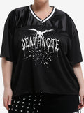 Death Note Ryuk Girls Oversized Jersey Top Plus Size Apparel Comfort Fit Graphic Style