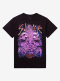 Slayer Screaming Skeletons Boyfriend Fit Girls T Shirt T Shirt Trending US Modern Aesthetic