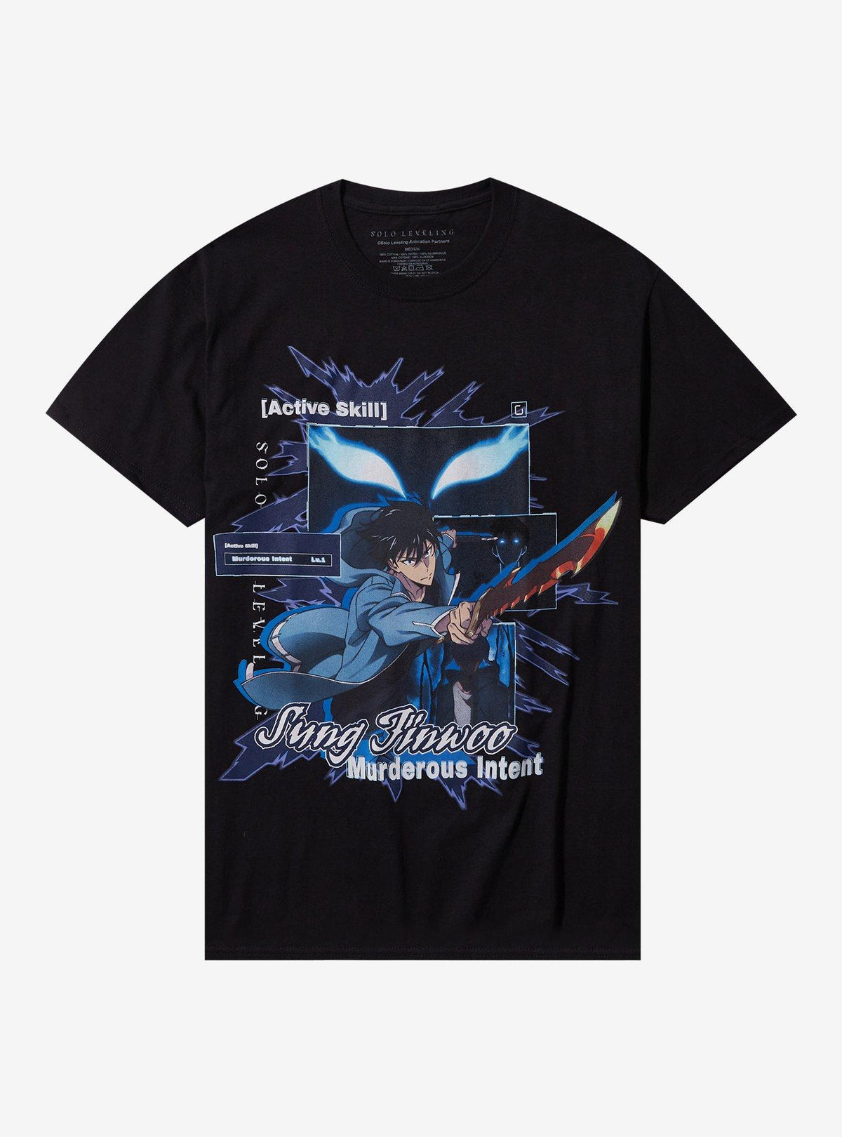 Solo Leveling Jinwoo Murderous T Shirt T Shirt Trending US Gift Ready