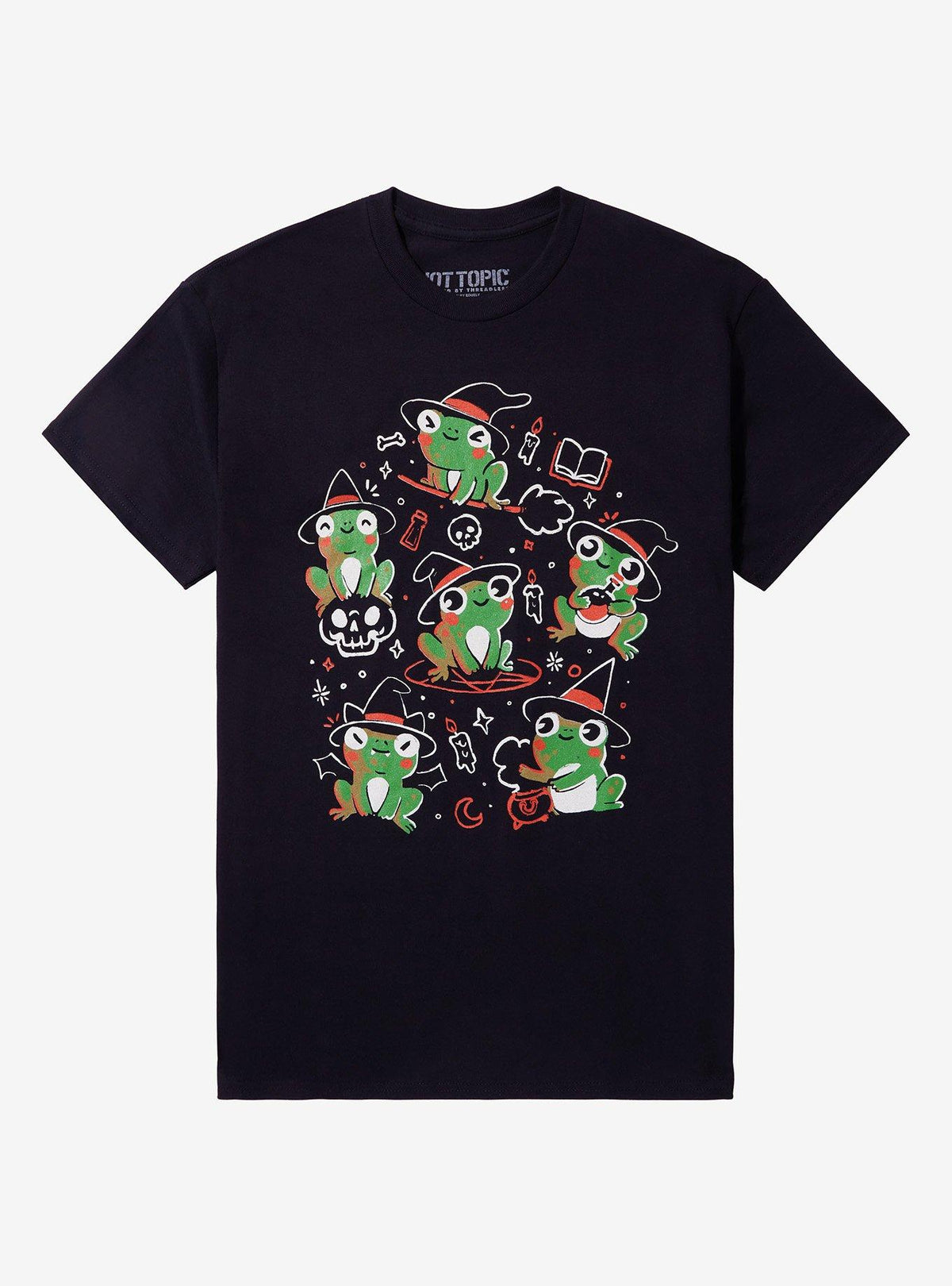 Spooky Frog T Shirt By EduEly T Shirt Viral TikTok Gift Ready