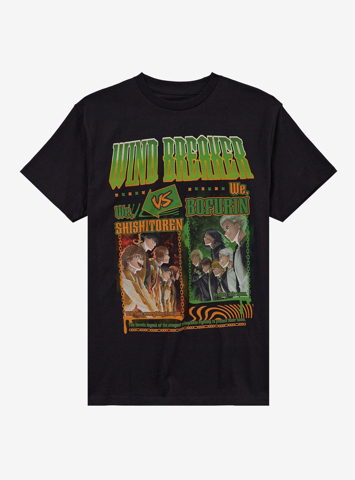 Wind Breaker Shishitoren VS Bofurin T Shirt T Shirt Viral TikTok Graphic Style