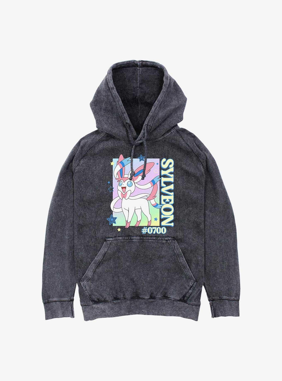 monster gamer Sylveon Heart Mineral Wash Hoodie