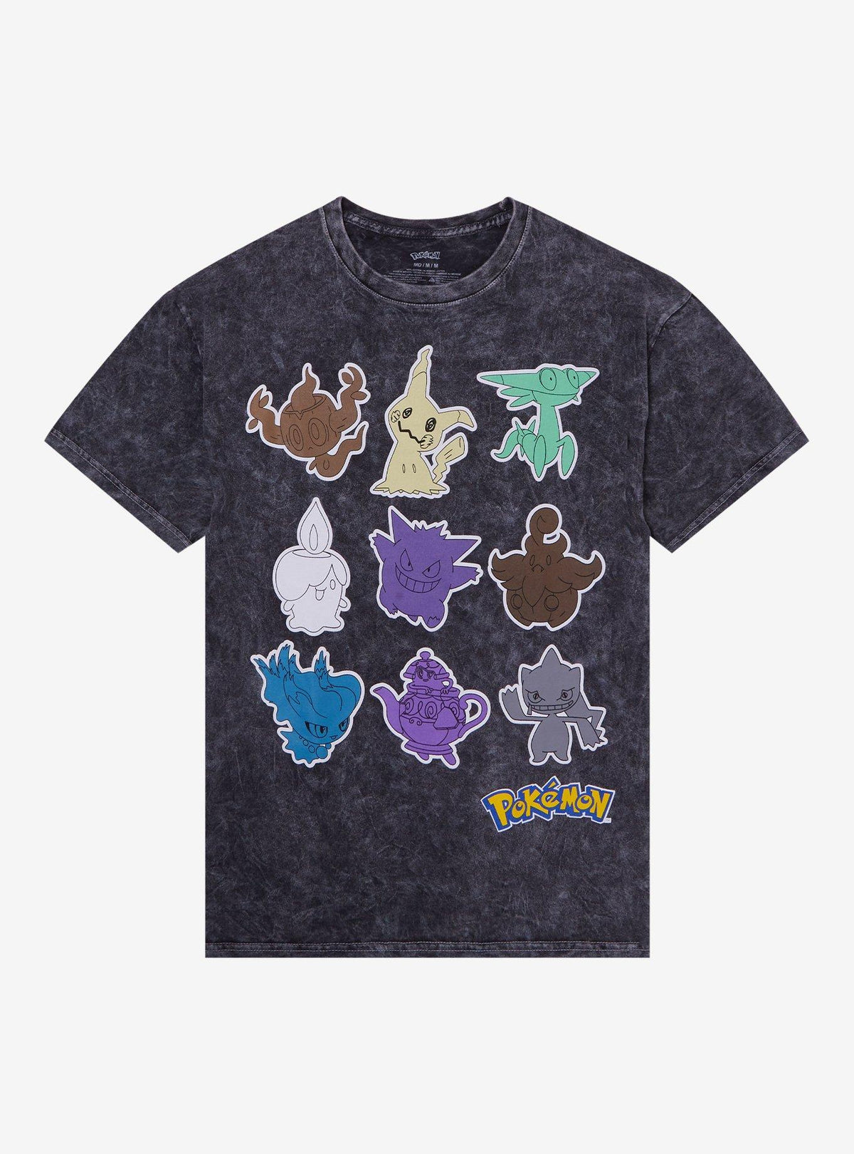 Pokemon Ghost Type Grid Girls T Shirt T Shirt Viral TikTok Modern Aesthetic