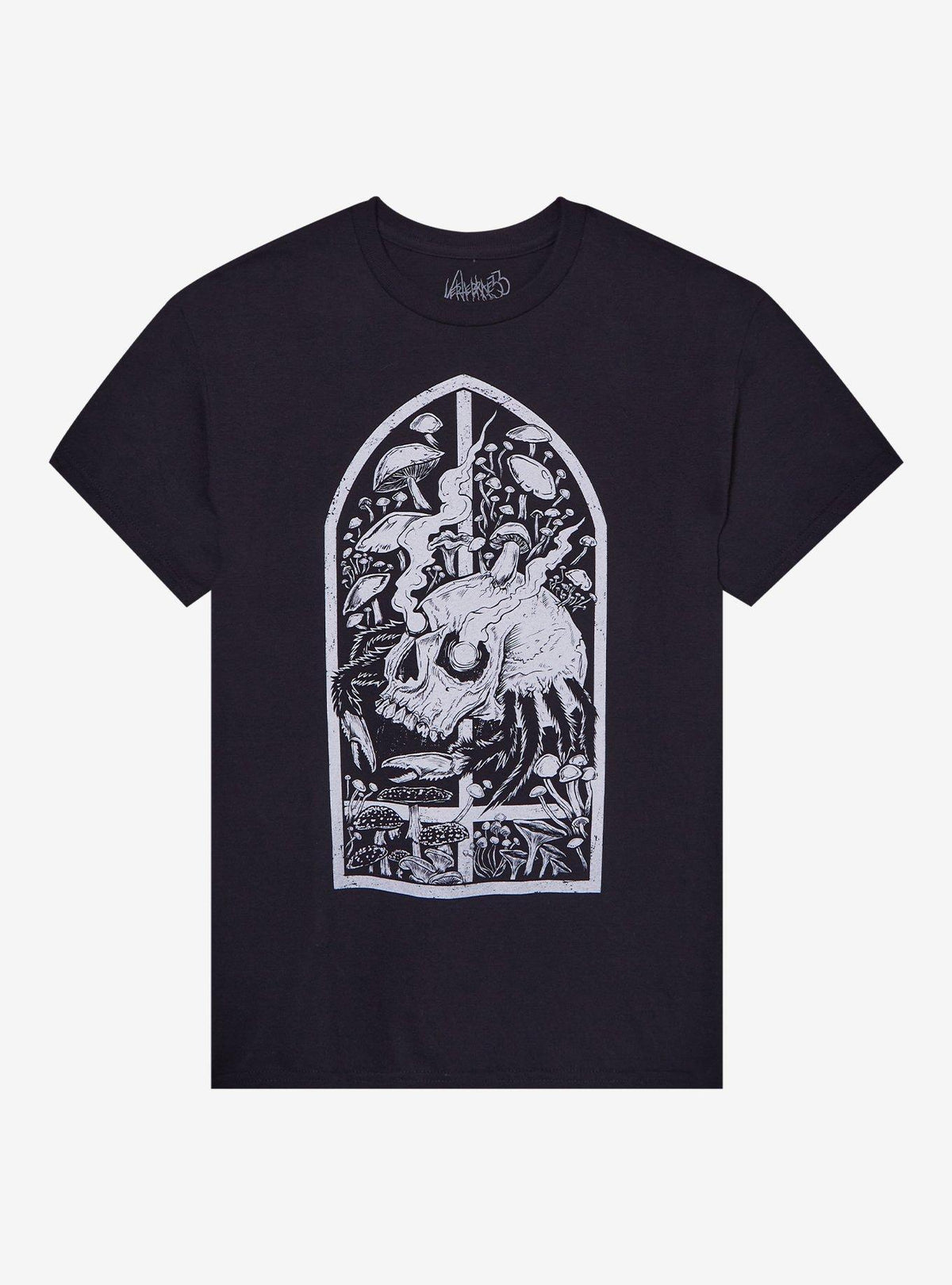 Skull Crab Mushrooms T Shirt By Vertebrae33 T Shirt Trending US Graphic Style