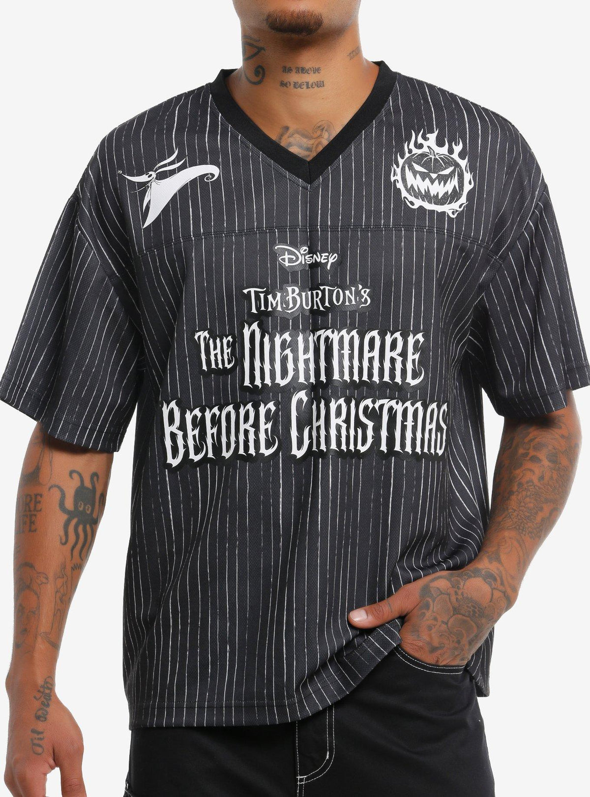Our Universe The Nightmare Before Christmas Jack Skellington Football Jersey