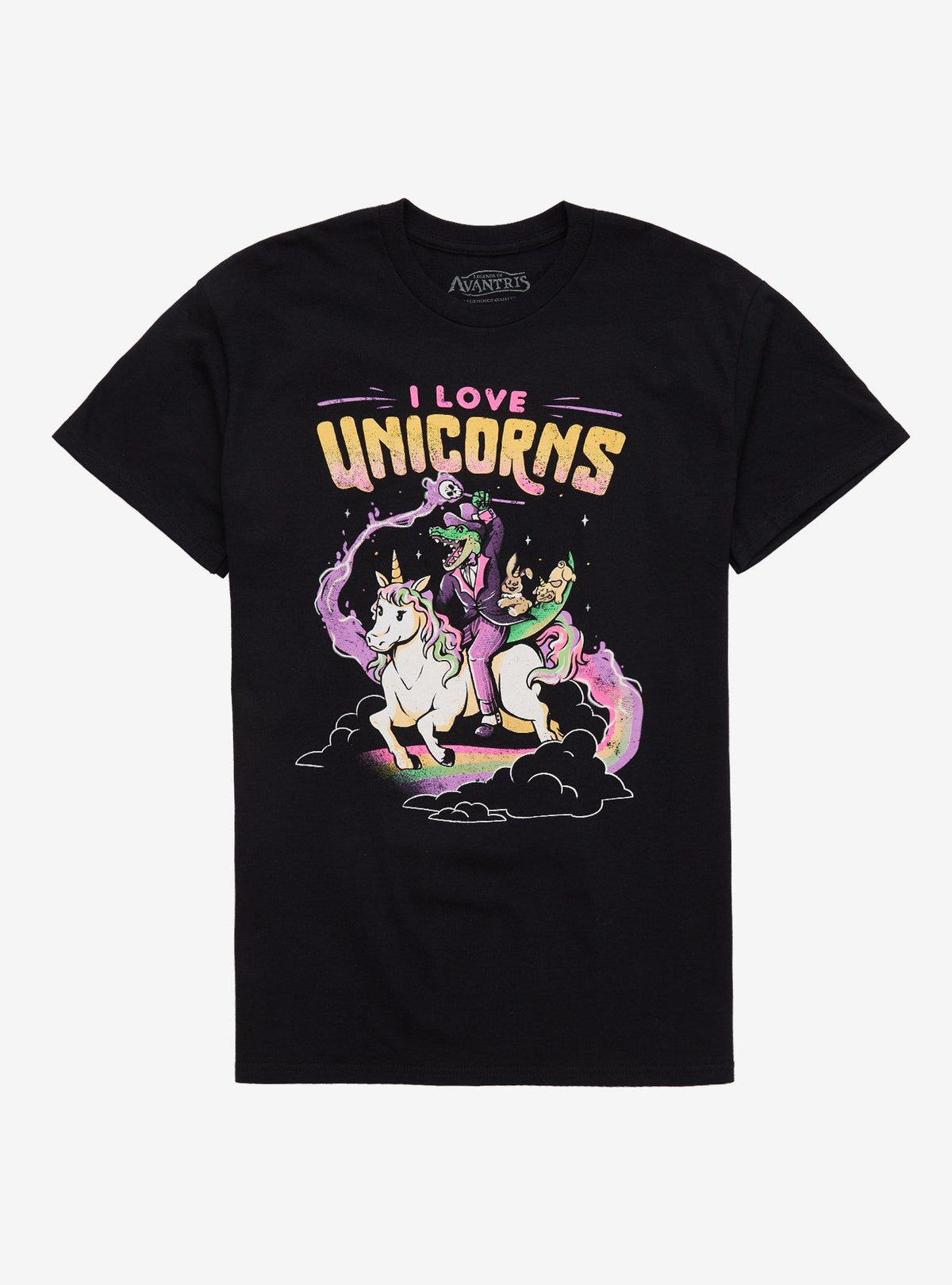 Legends Of Avantris I Love Unicorns T Shirt T Shirt Premium Print Modern Aesthetic