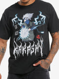 Naruto Shippuden Kakashi Lightning Boxy T Shirt T Shirt Premium Print Graphic Style