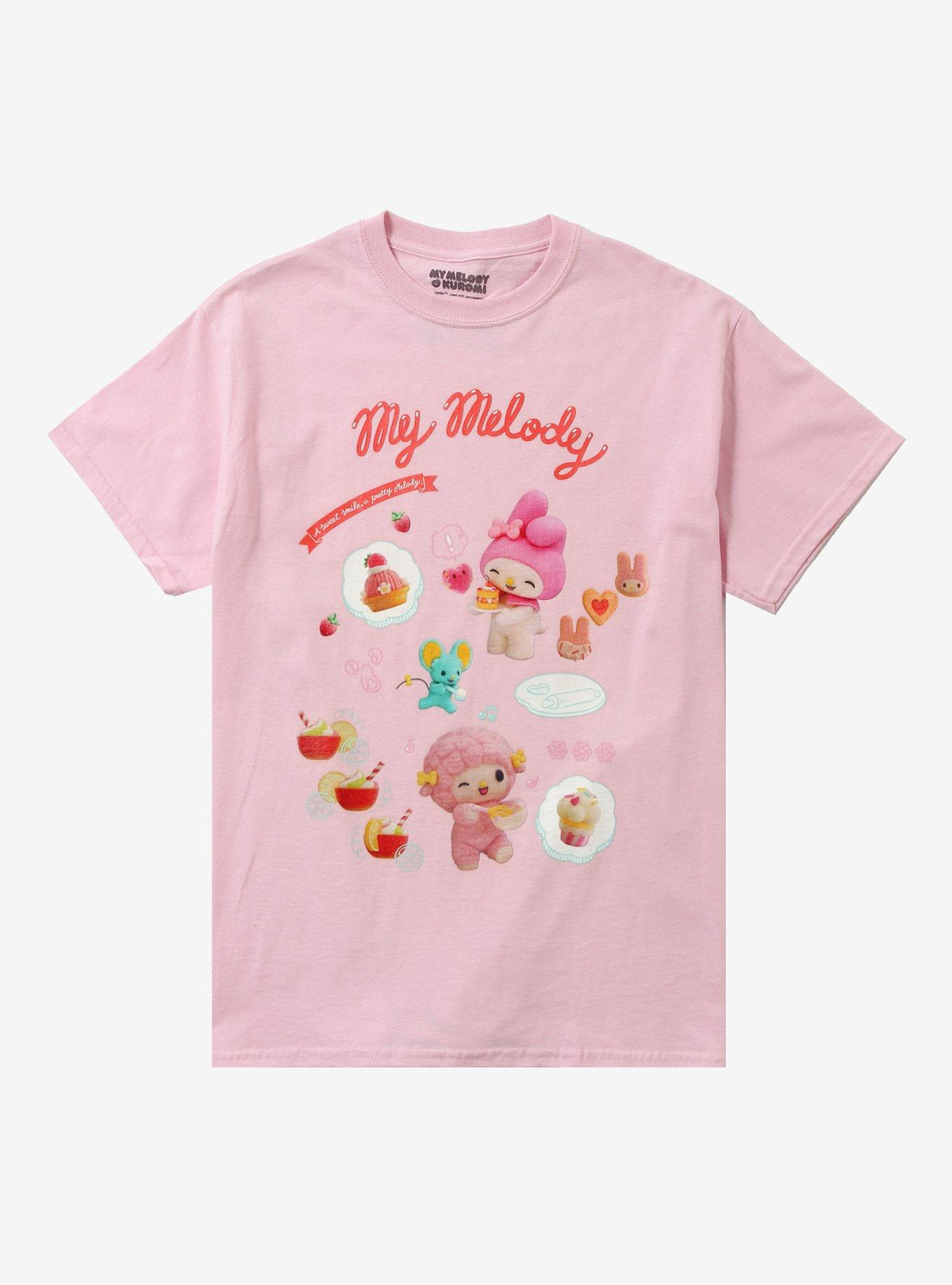 My Melody Kuromi Snack Friends Girls T Shirt T Shirt High Search Demand Graphic Style