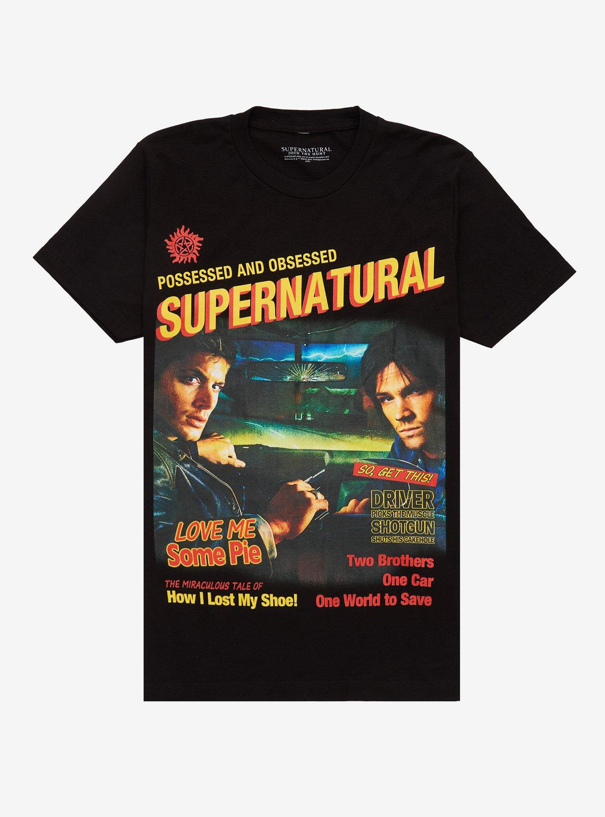 Supernatural Winchester Brothers Poster T Shirt T Shirt Premium Print Daily Wear
