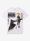 Kaiju No 8 Shinomiya Kikoru Puff Print T Shirt T Shirt Streetwear Style Urban Look