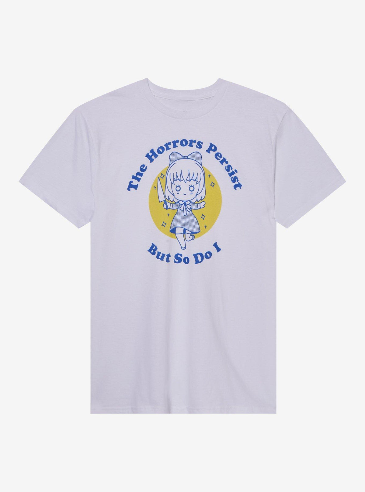 Horrors Persist Cartoon T Shirt T Shirt Viral TikTok Graphic Style