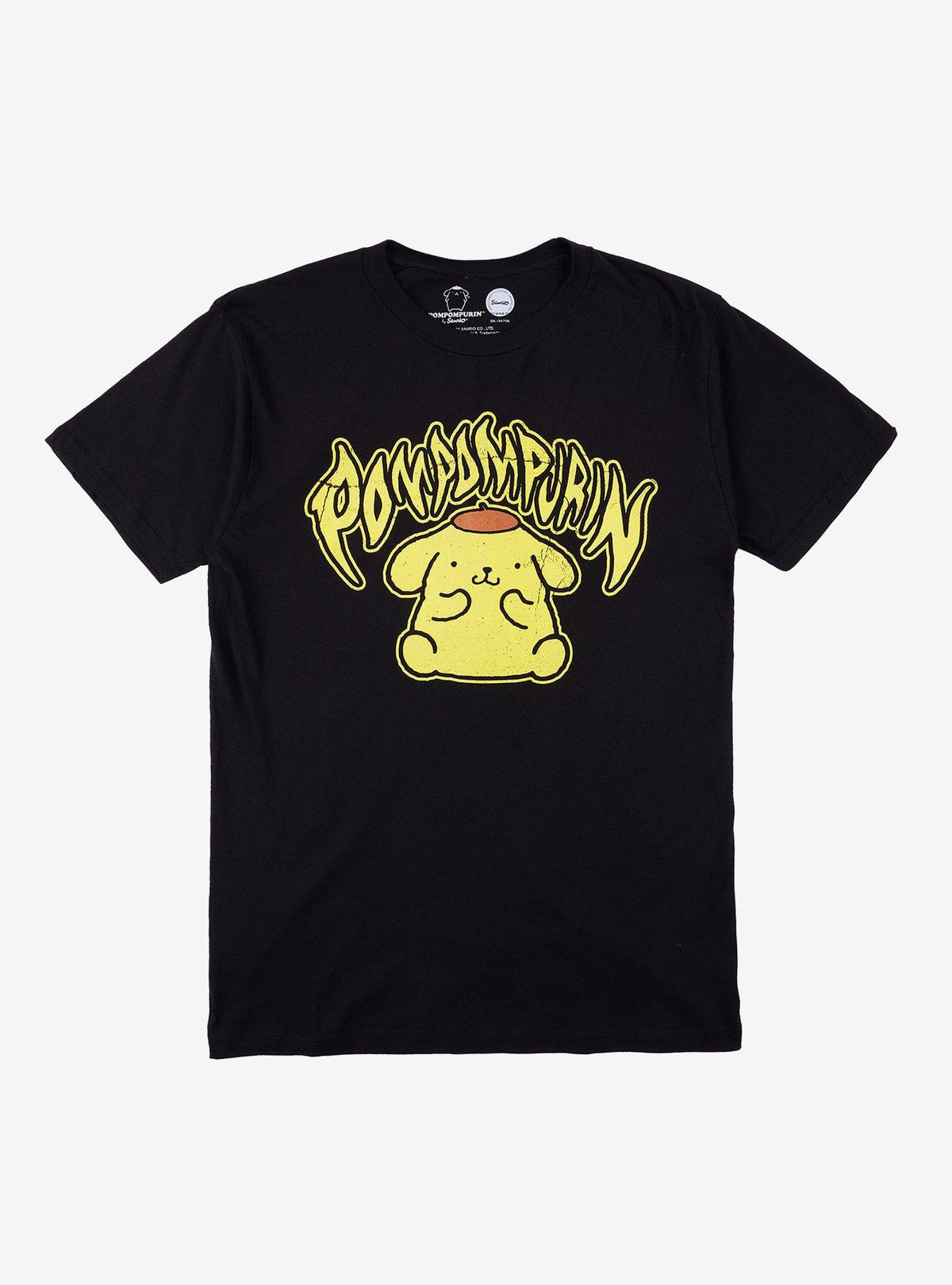 Pompompurin Metal Sitting Girls T Shirt T Shirt Comfort Fit Daily Wear
