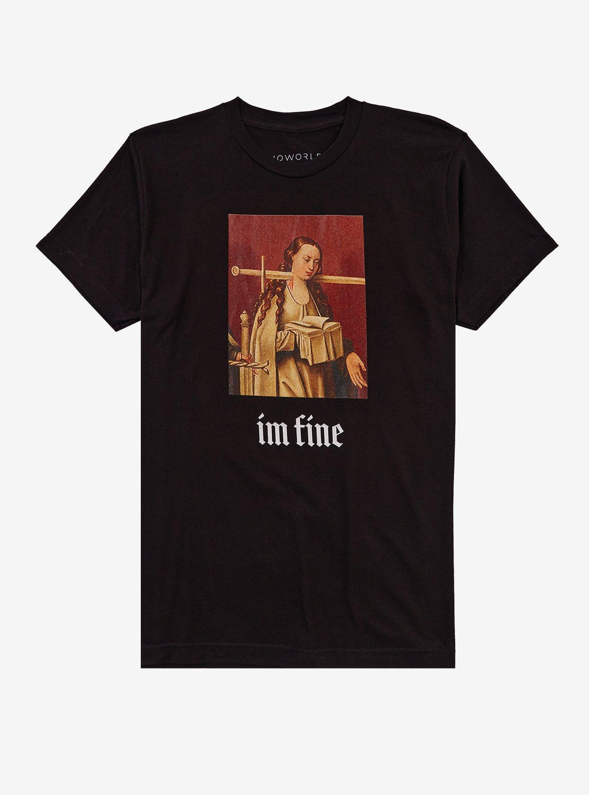 I m Fine Portrait Painting T Shirt T Shirt High Search Demand Urban Look