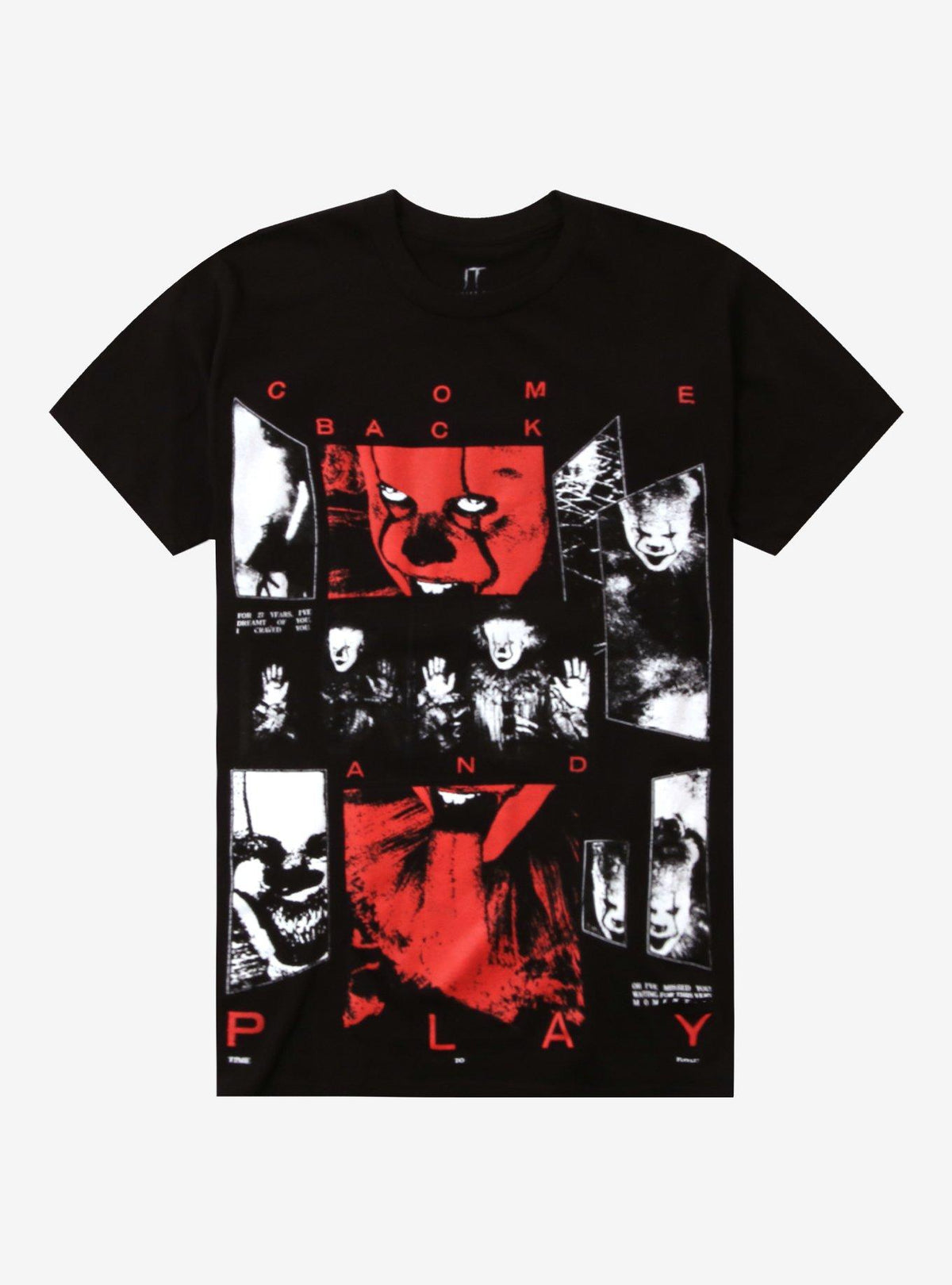 IT Chapter Two Pennywise Come Back Collage T Shirt T Shirt Trending US Urban Look