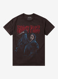 Ghost Face Jumbo Print Metal T Shirt T Shirt Comfort Fit Daily Wear