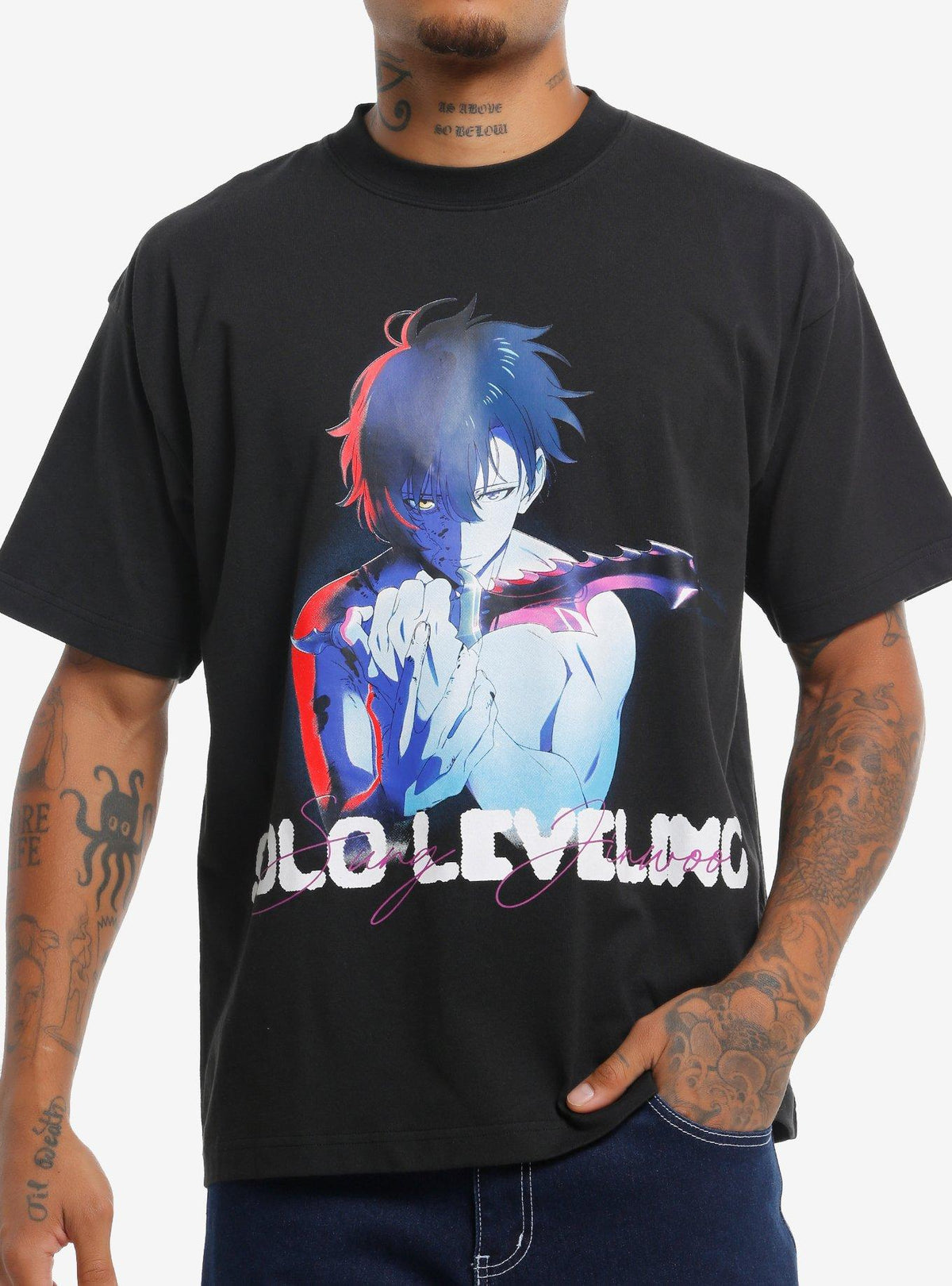 Solo Leveling Tonal Portrait T Shirt T Shirt Streetwear Style Gift Ready