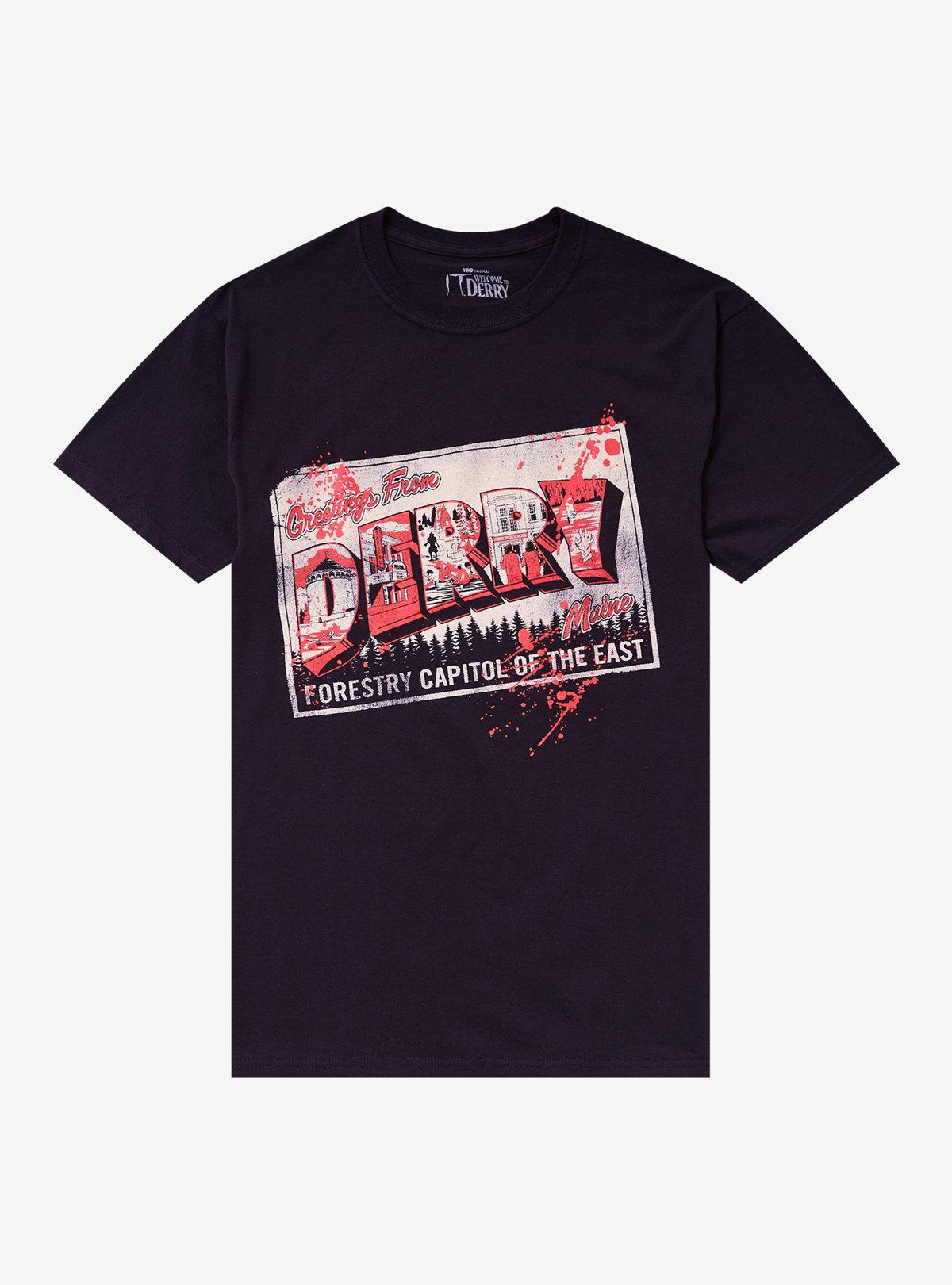 IT Welcome To Derry Sign T Shirt T Shirt Comfort Fit Modern Aesthetic