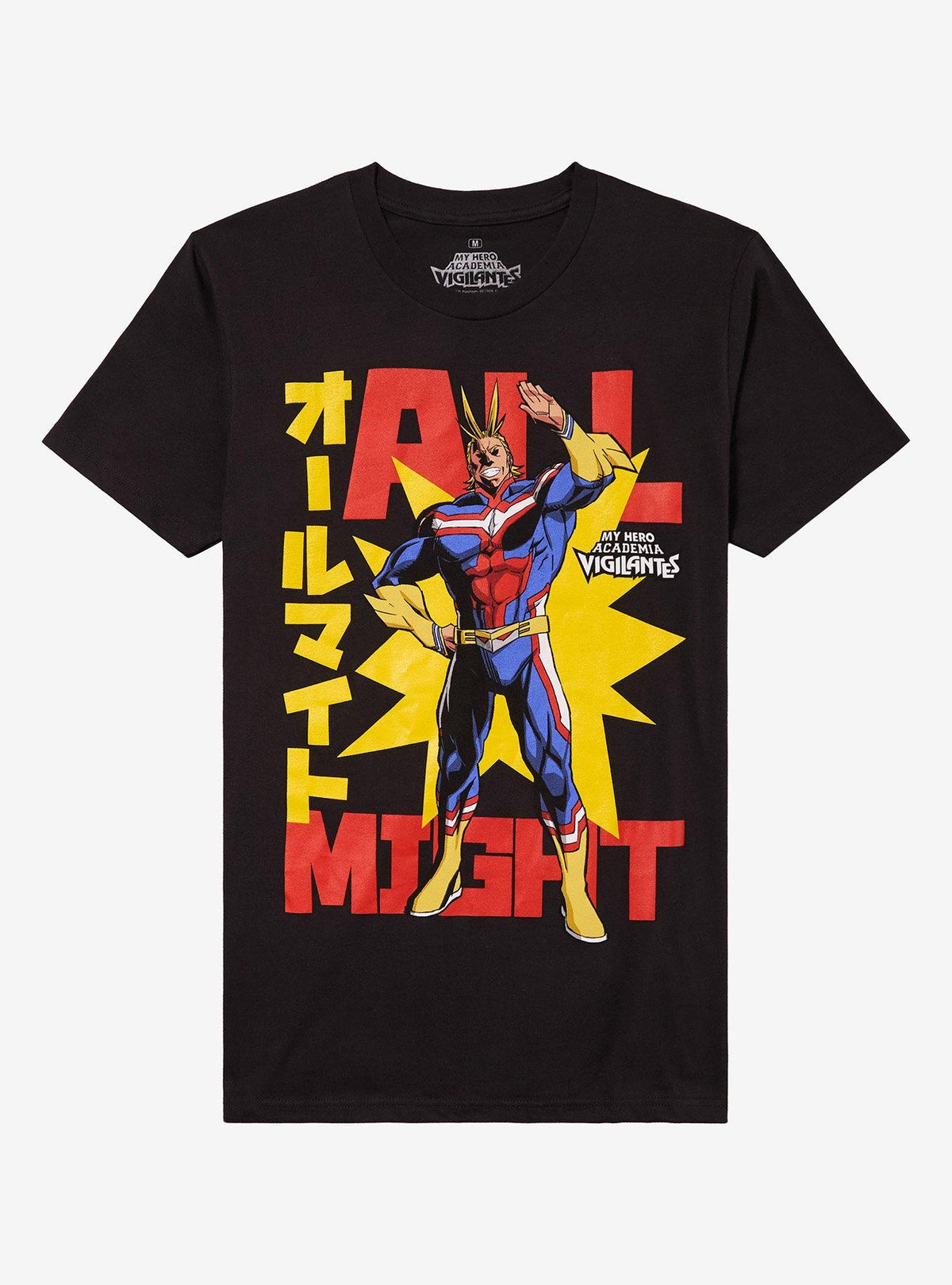 My Hero Academia Vigilantes All Might Portrait T Shirt T Shirt Comfort Fit Graphic Style