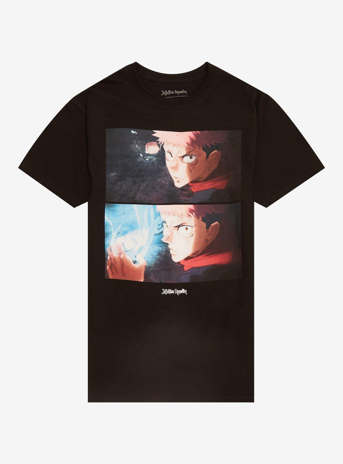 Jujutsu Kaisen Yuji Panels T Shirt T Shirt Streetwear Style Modern Aesthetic
