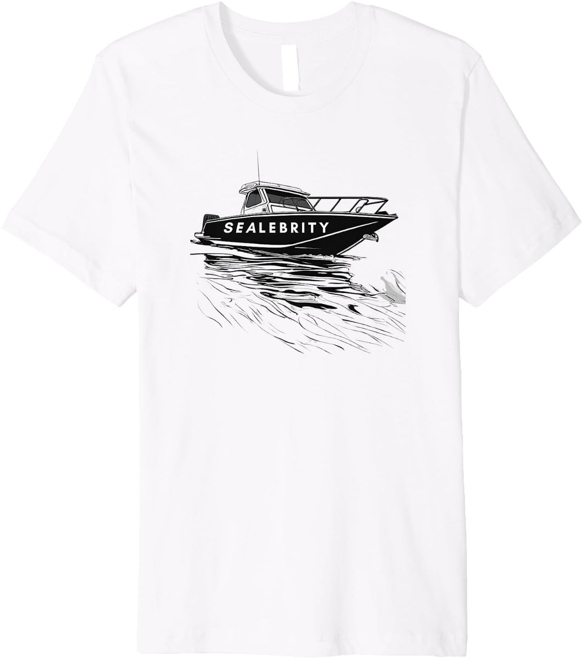 Sealebrity Boating Pun Funny Sea Lebrity Boat Captain Premium Apparel Premium Print
