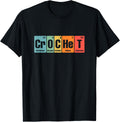 Crochet Periodic Elements Funny Colorful Chemistry Shirt 56