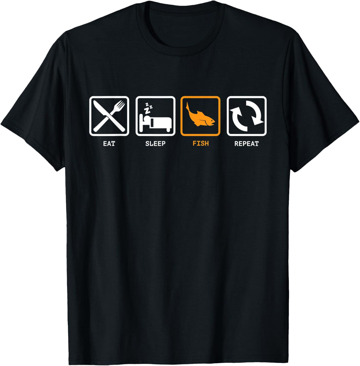 Fishing Fanatic Eat Sleep Fish Repeat Gift Shirt 113