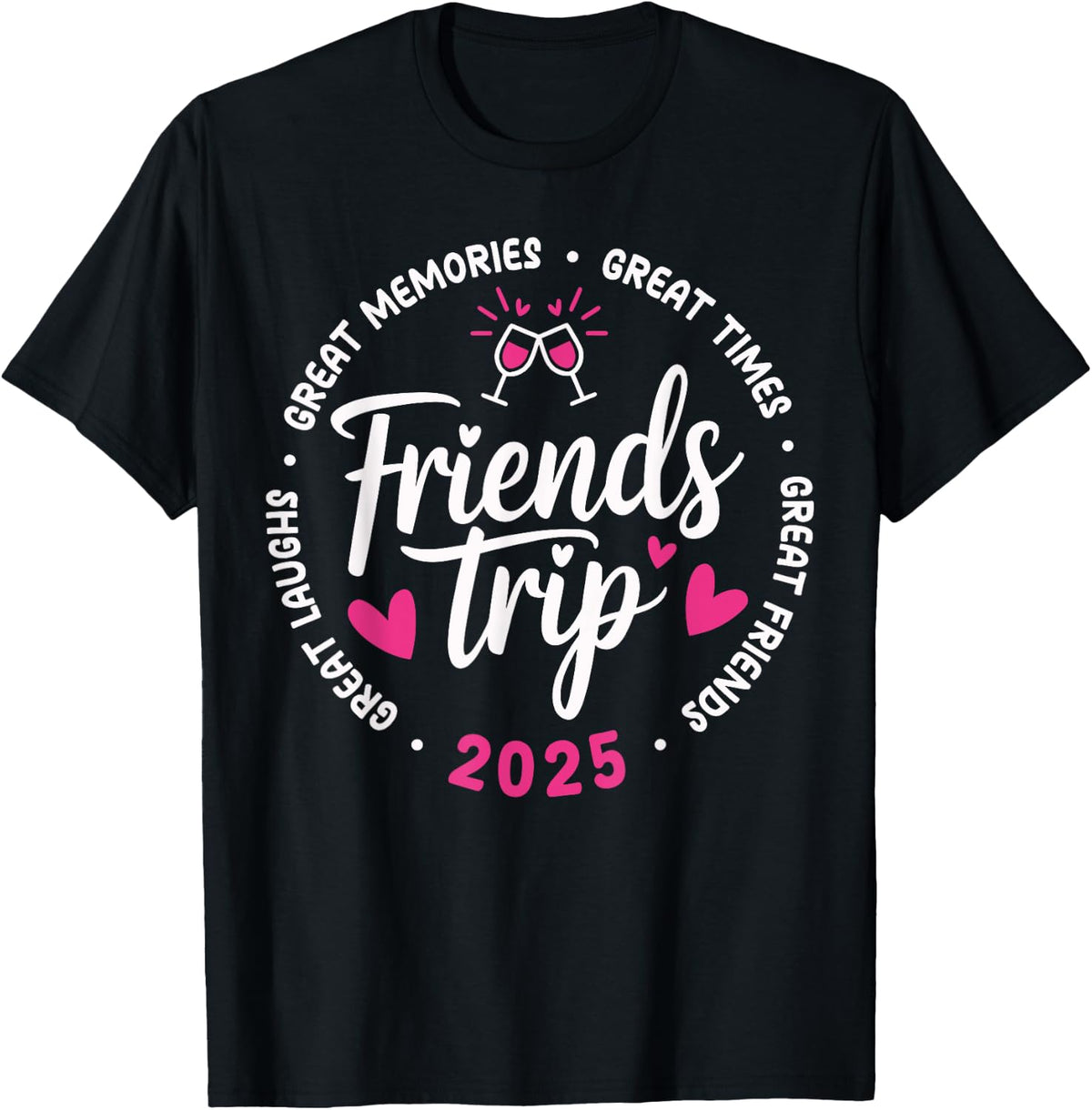 Group Trip 2025 Friends Design Unisex Vacation Tee 53