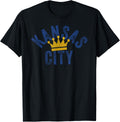 Baseball Fanatic Kansas City Vintage Blue and Yellow Locals Shirt 3