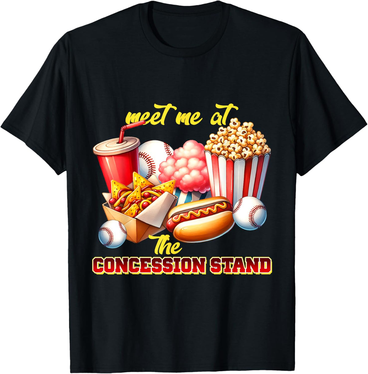 Baseball Fanatic Lovers Concession Stand Shirt 57