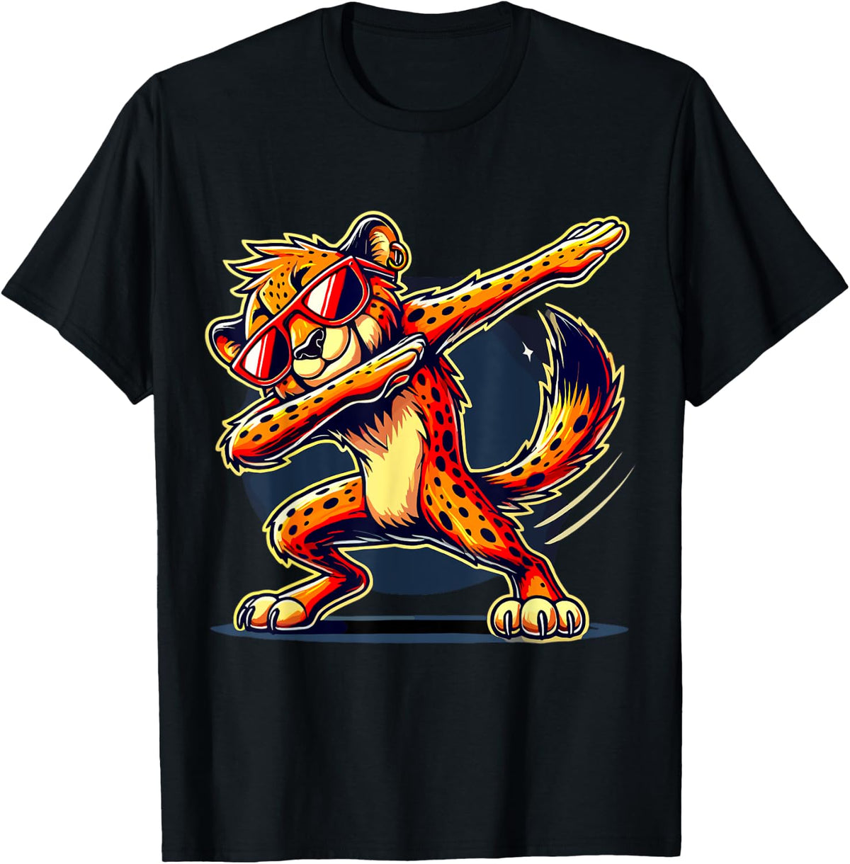 Dabbing Cheetah With Sunglasses Apparel Minimal Style