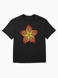 Plumeria Flower Oversized T-Shirt 2