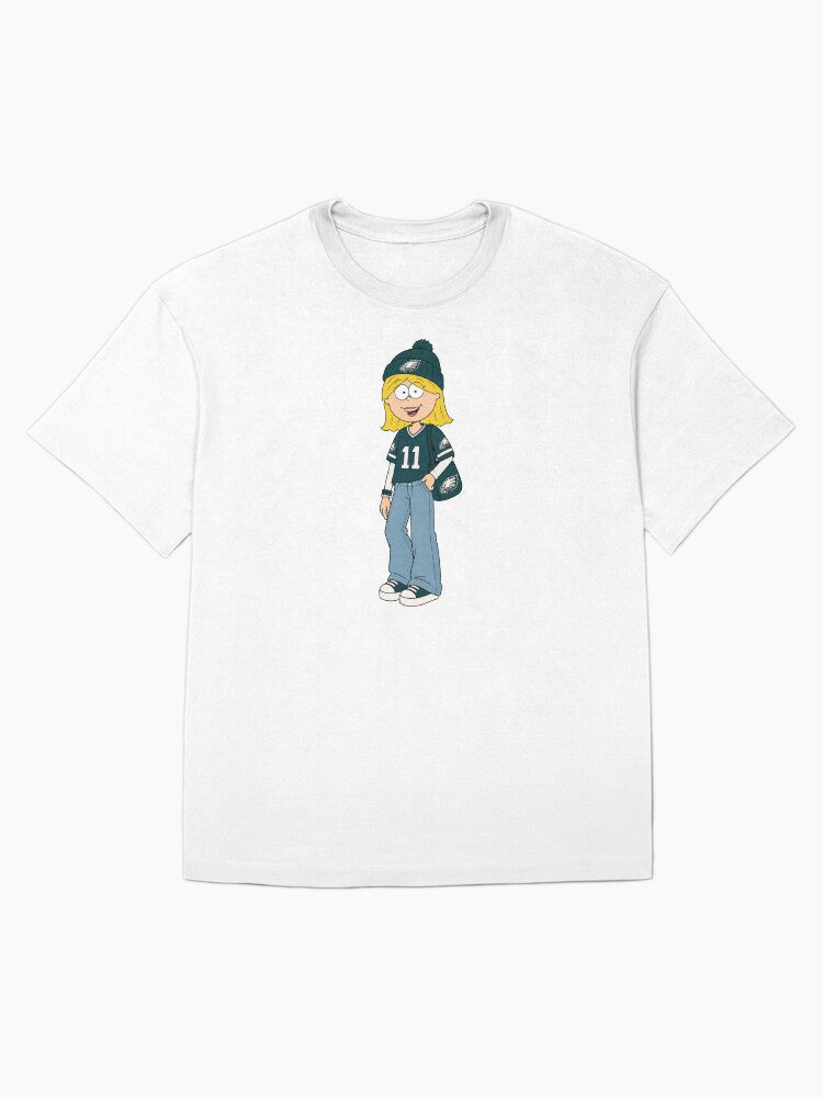 Lizzie Mcguire As an Football Team Fan Oversized T-Shirt